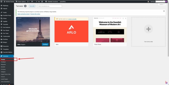Wordpress Tema Yüklemek Batuhan Durmaz
